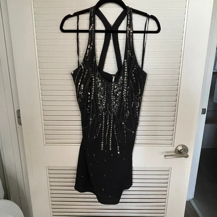 Free people tribal beaded tunic dress