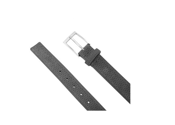 Perforated Suede & Leather Belt Size 30