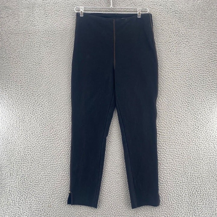 Lysse Jeans Womens Medium Black Jeggings Pull On Skinny Stretch Cropped Casual