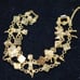 NEW Kirks Folly Cherub Movement crystal gold tone bracelet. 8 in box