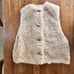 FRAMeWORK Faux Fur Vest Beige