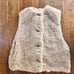 FRAMeWORK Faux Fur Vest Beige