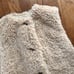 FRAMeWORK Faux Fur Vest Beige