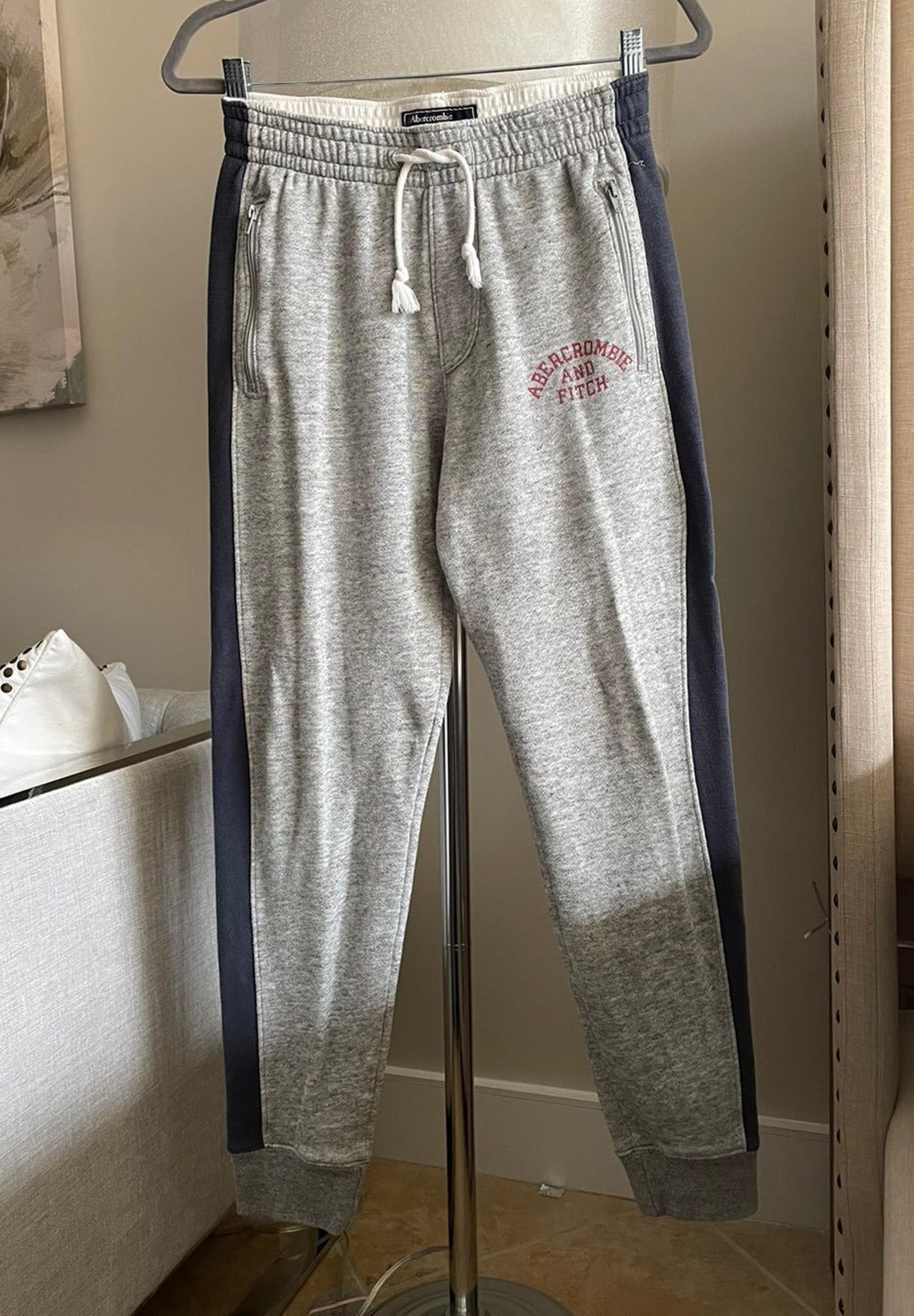 abercrombie & fitch Mens Light Grey Sweatpants XS