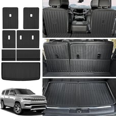 CARESA Seat Back Covers Cargo Liner for 2022-2024 Jeep Grand Wagoneer Accessorie