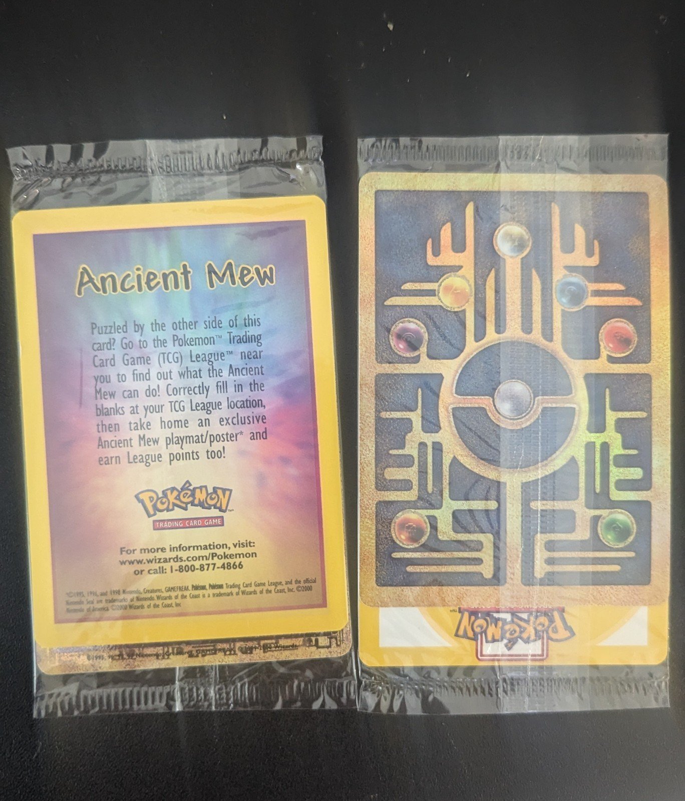 Pokemon sealed ancient mew 1 card only wotc vintage black star promo