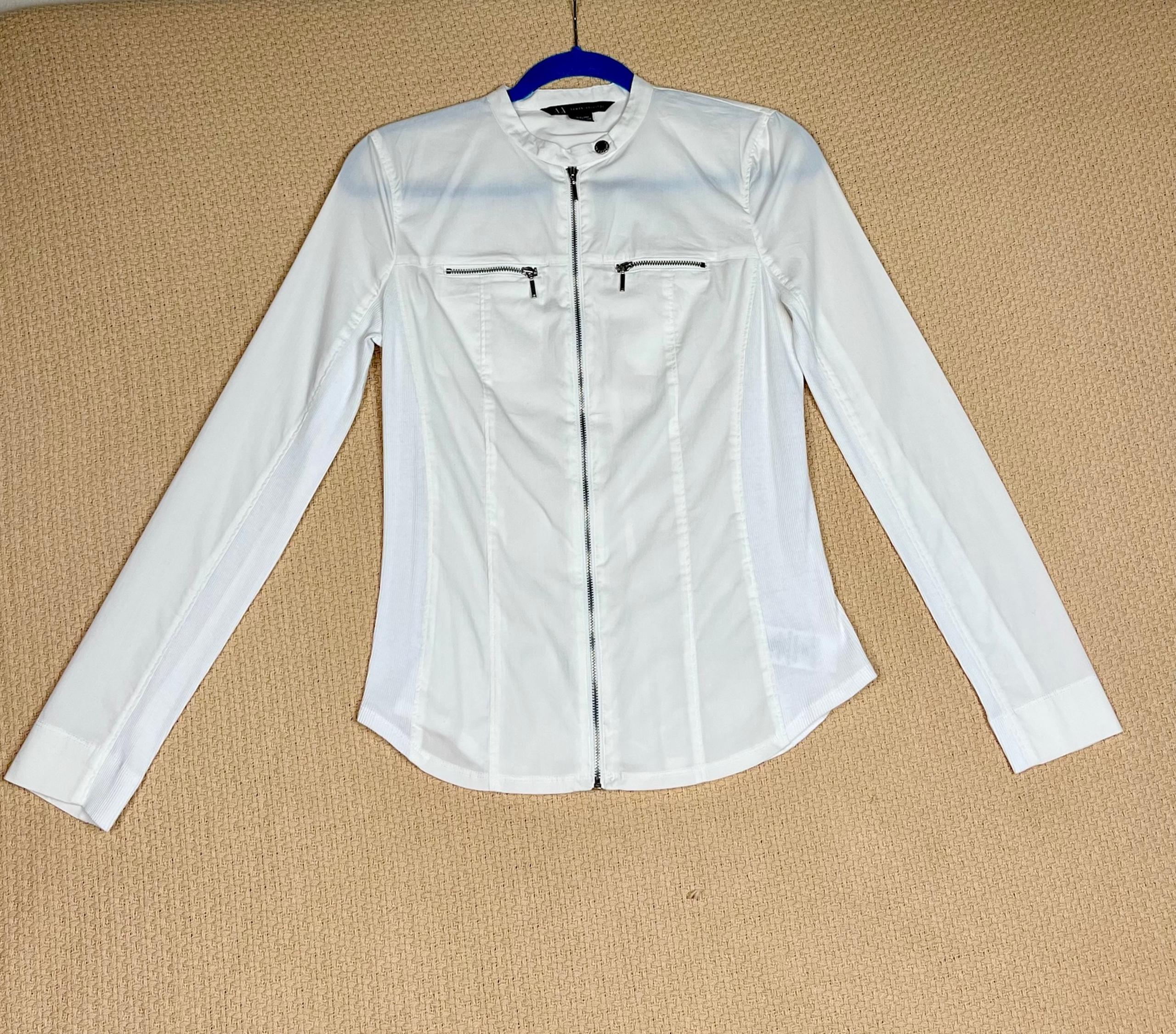 ARMANI EXCHANGE Women’s Shirt Size Medium White