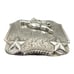 Nocona Bull Riding Rodeo Stars Western Belt Buckle Vintage Cowboy Silver Tone