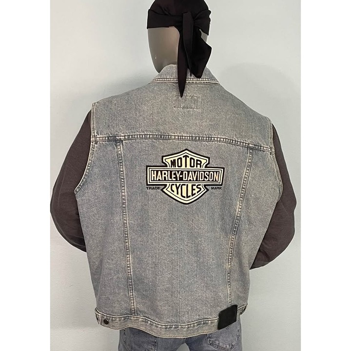 VTG Harley Davidson Vest XL Men Thick and Resistant Fabric, Made in Canada