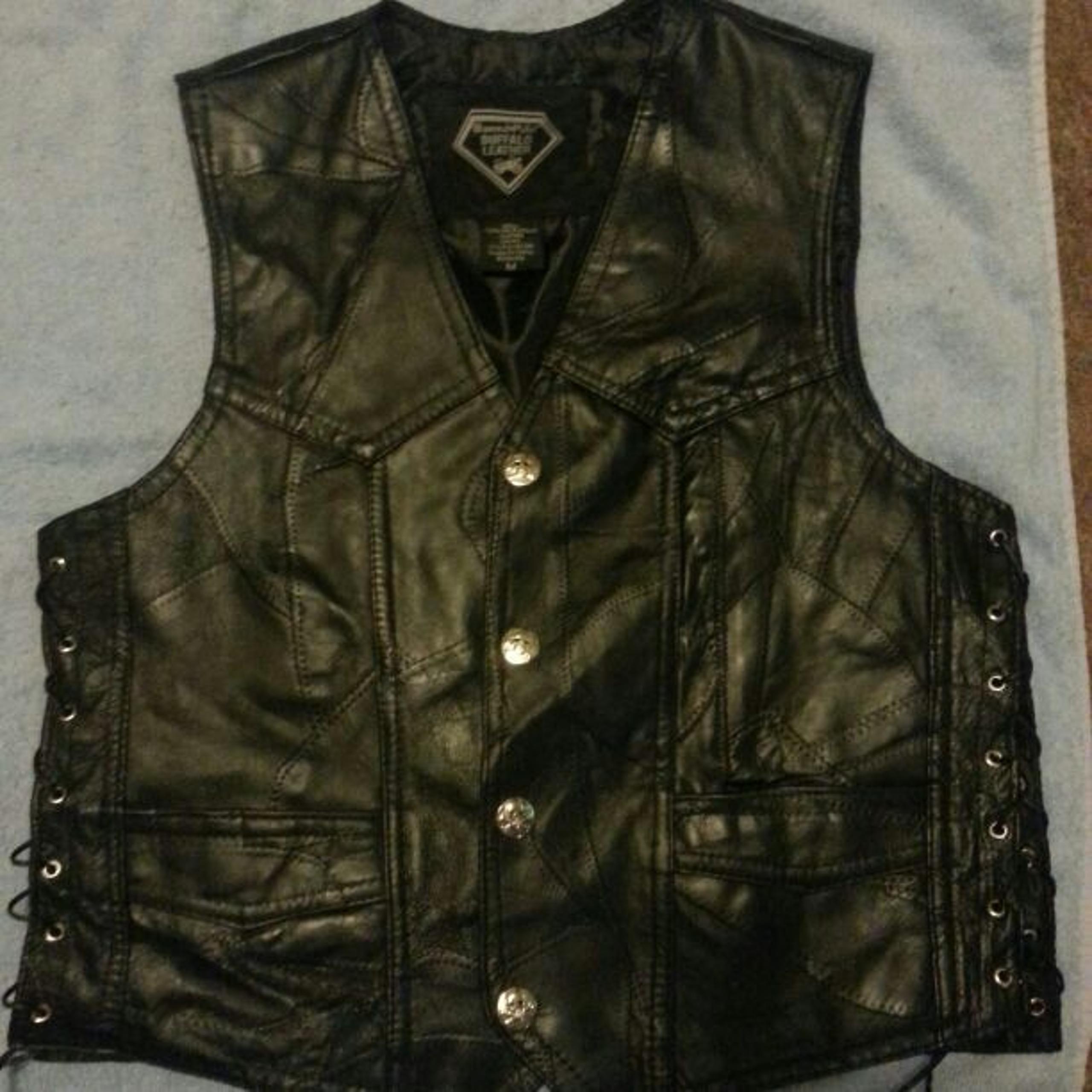 Ladies biker vest