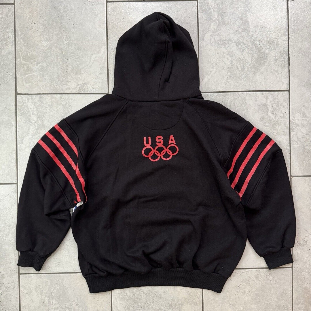 Vintage 80s USA Olympic Sweatshirt Adult XL Games Hoodie JC