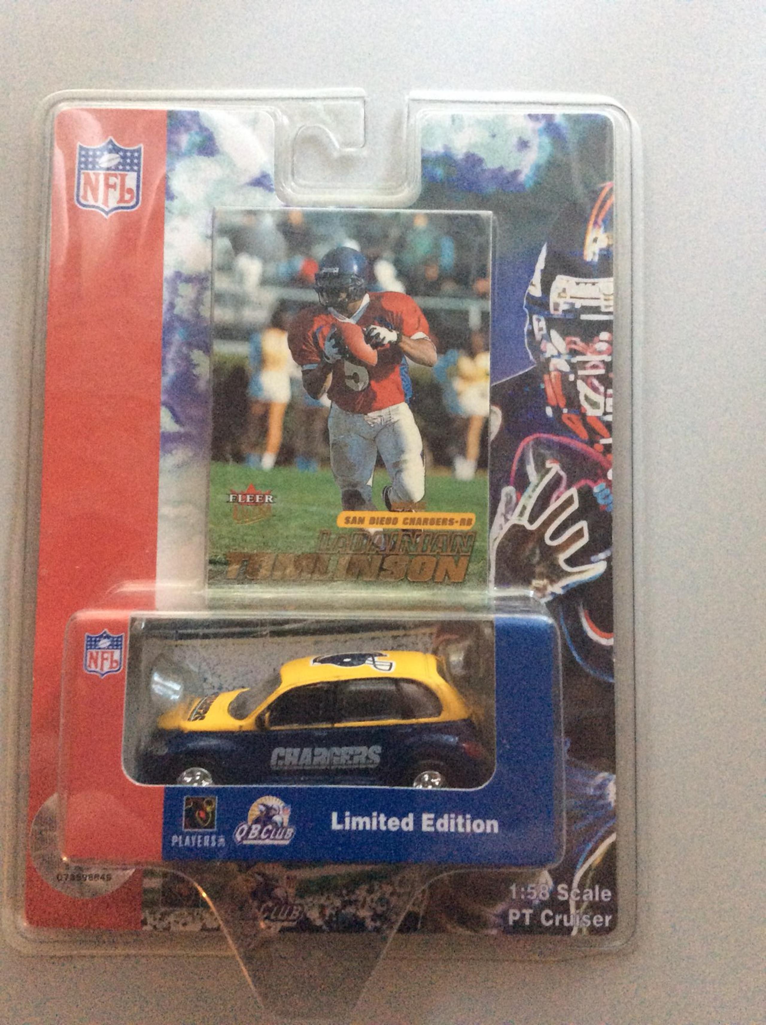 Ladainlian tomlinson die cast rookie car