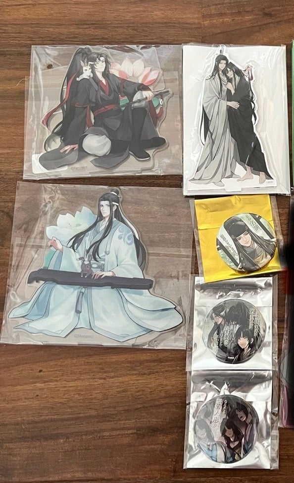 Bl/yaoi Mo Dao Zu Shi Untamed Pash! Paid Exclusive Bonus Acrylic Stand Lot