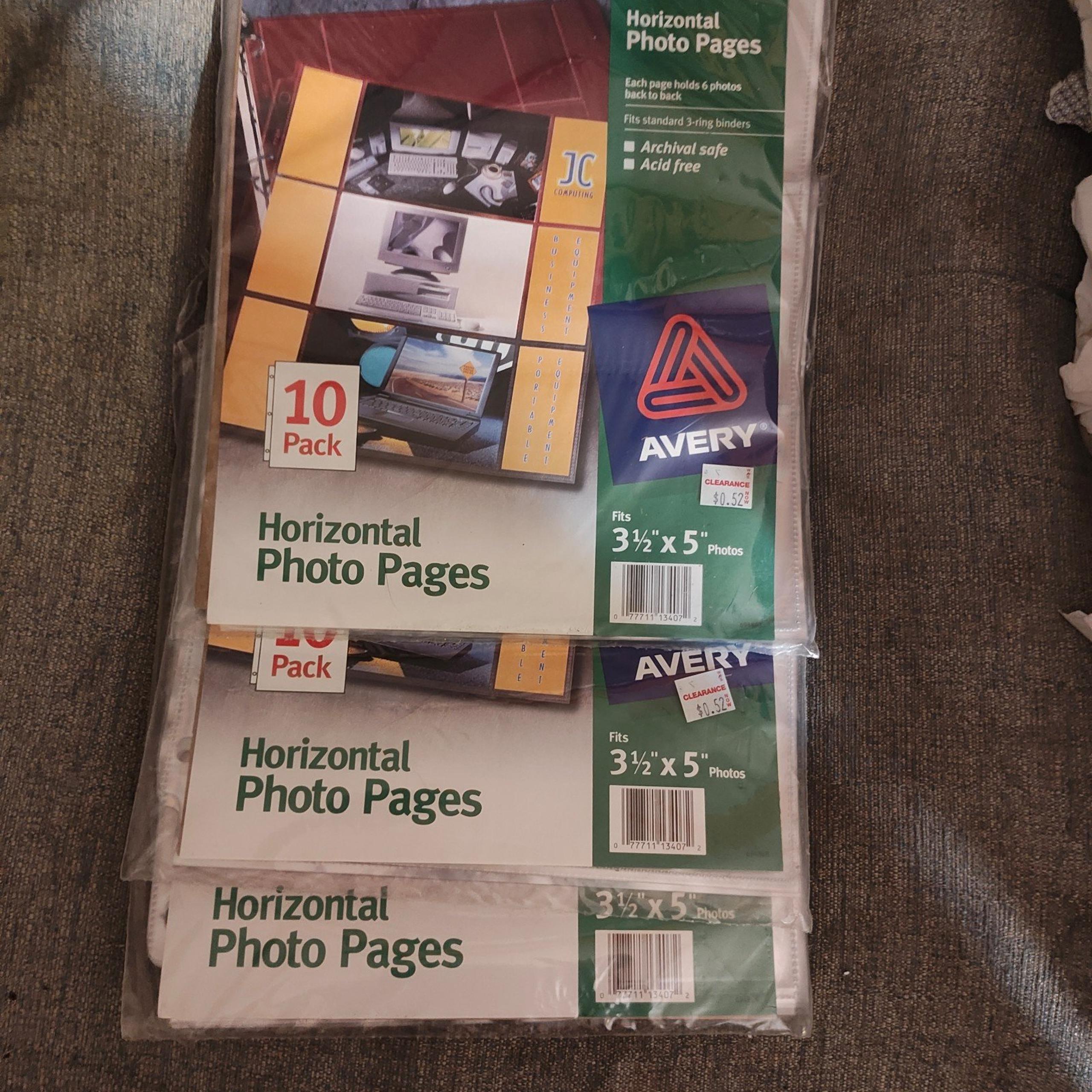 New Avery Photo Pages