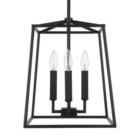 Capital Lighting 537641MB Thea 4 Light 12 Wide Taper Candle Pendant - Matte Bla