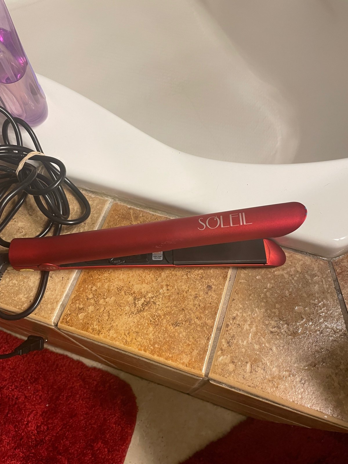 how to use soleil flat iron