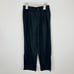 NEW Madewell Linen Blend Pull On High Rise Straight Pants Black Relaxed Medium