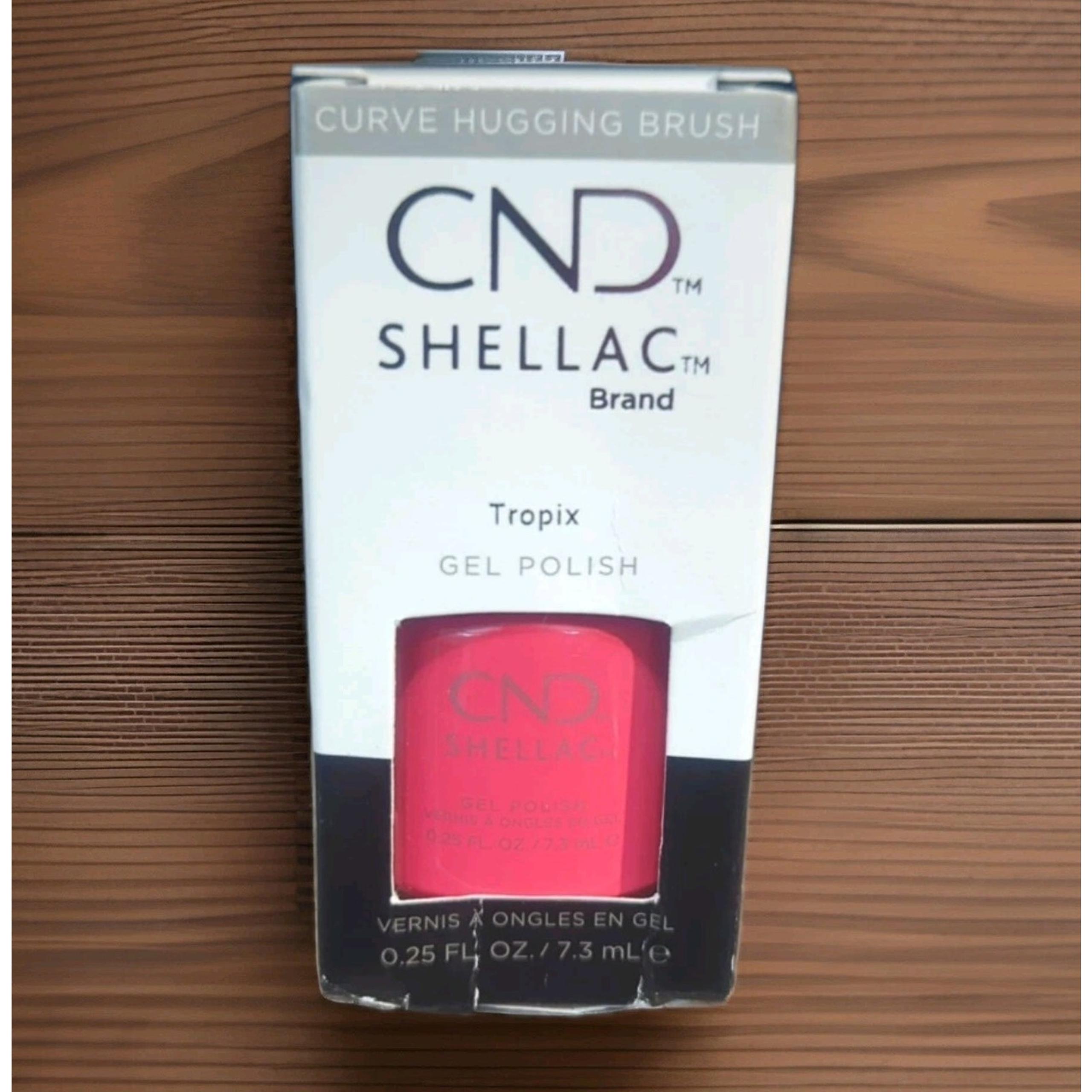 CND SHELLAC GEL NAIL POLISH TROPIX