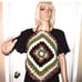 Halter Top with Linning Sizes M-L A One of a Kind Granny Square Rare Find