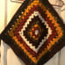 Halter Top with Linning Sizes M-L A One of a Kind Granny Square Rare Find