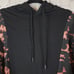 Beach Riot stella popover torte print white black hooded pullover jacket