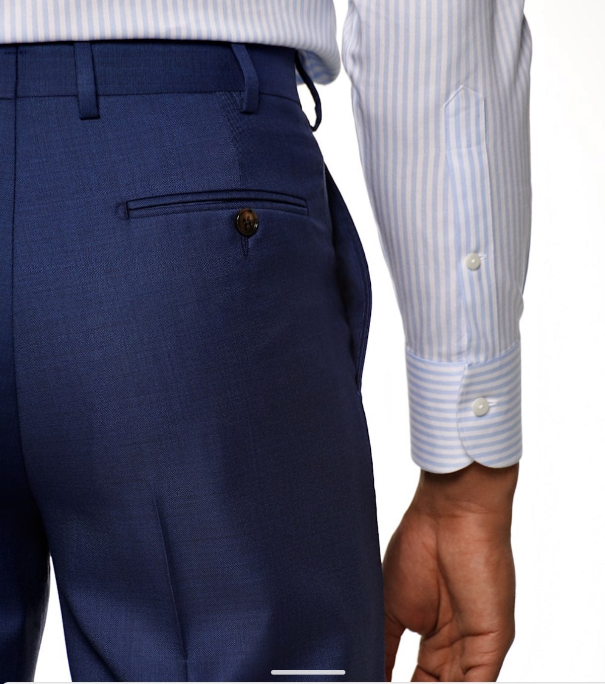 Suitsupply Mid Blue Brescia Pants size 34S