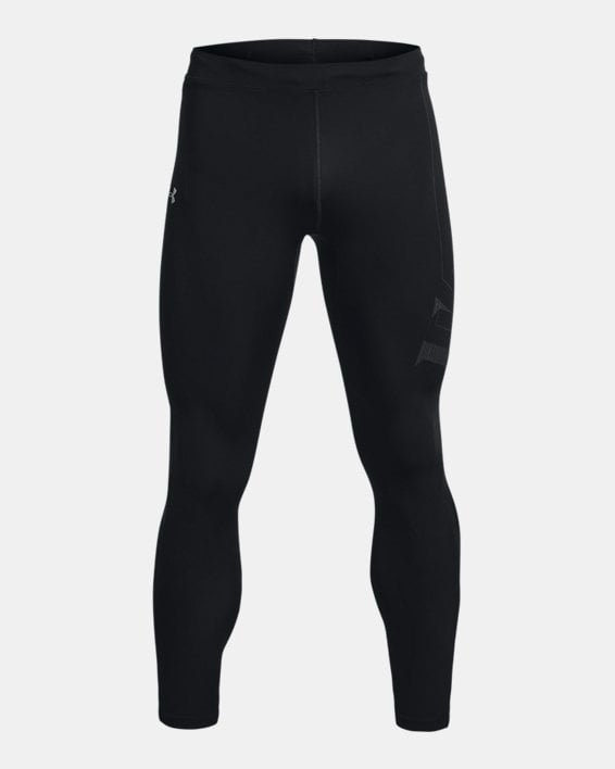 Under Armour Men HeatGear Compression Black Running Leggings