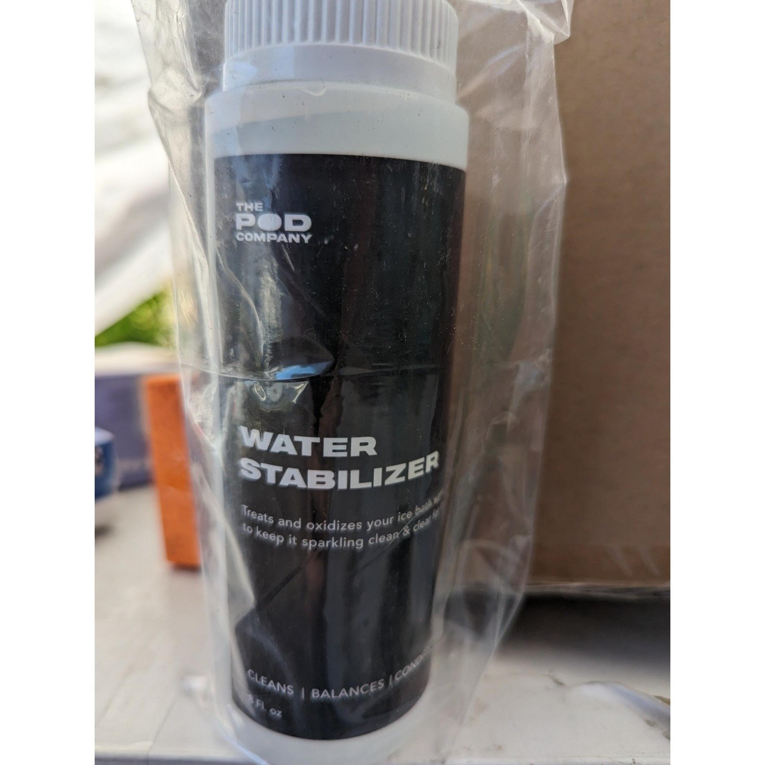 Qty 3 The Pod Company Water Stabilizer Bottle 8oz Cleaner Conditioner For Bath