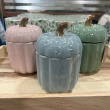 3 pc pumpkin canisters !