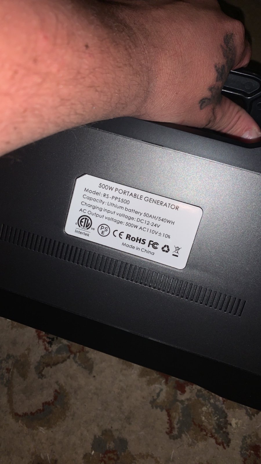 portable generator