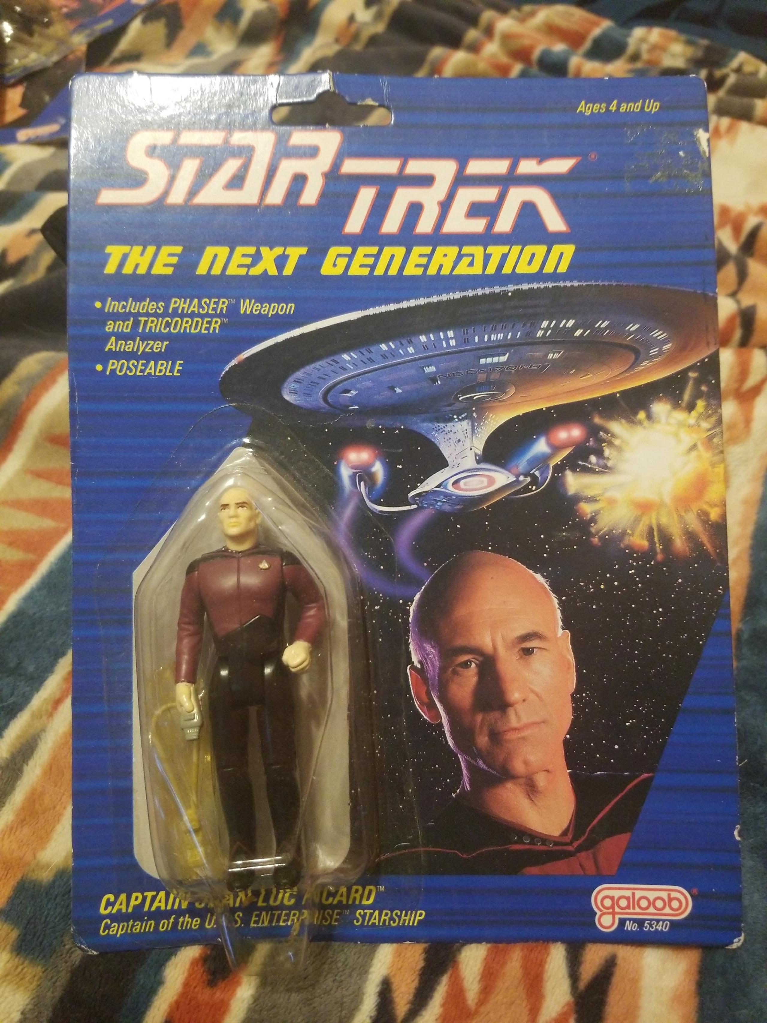 Star Trek The Next Generation Galoob Action Figure Captain Jean-luc Picard NIP