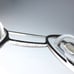 UVEX Titmus PC268 to CHR CS64 Eyeglasses silver safety oval Frames 55-20-140