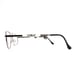 UVEX Titmus PC268 to CHR CS64 Eyeglasses silver safety oval Frames 55-20-140