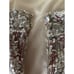 CABLE & GAUGE New Cream Sequin Sleeveless Turtleneck Halter Top, Size Small