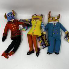 Vintage SHAMLANDERS Doll Lot Of 3 With Tags 11 Bean Bag 1993