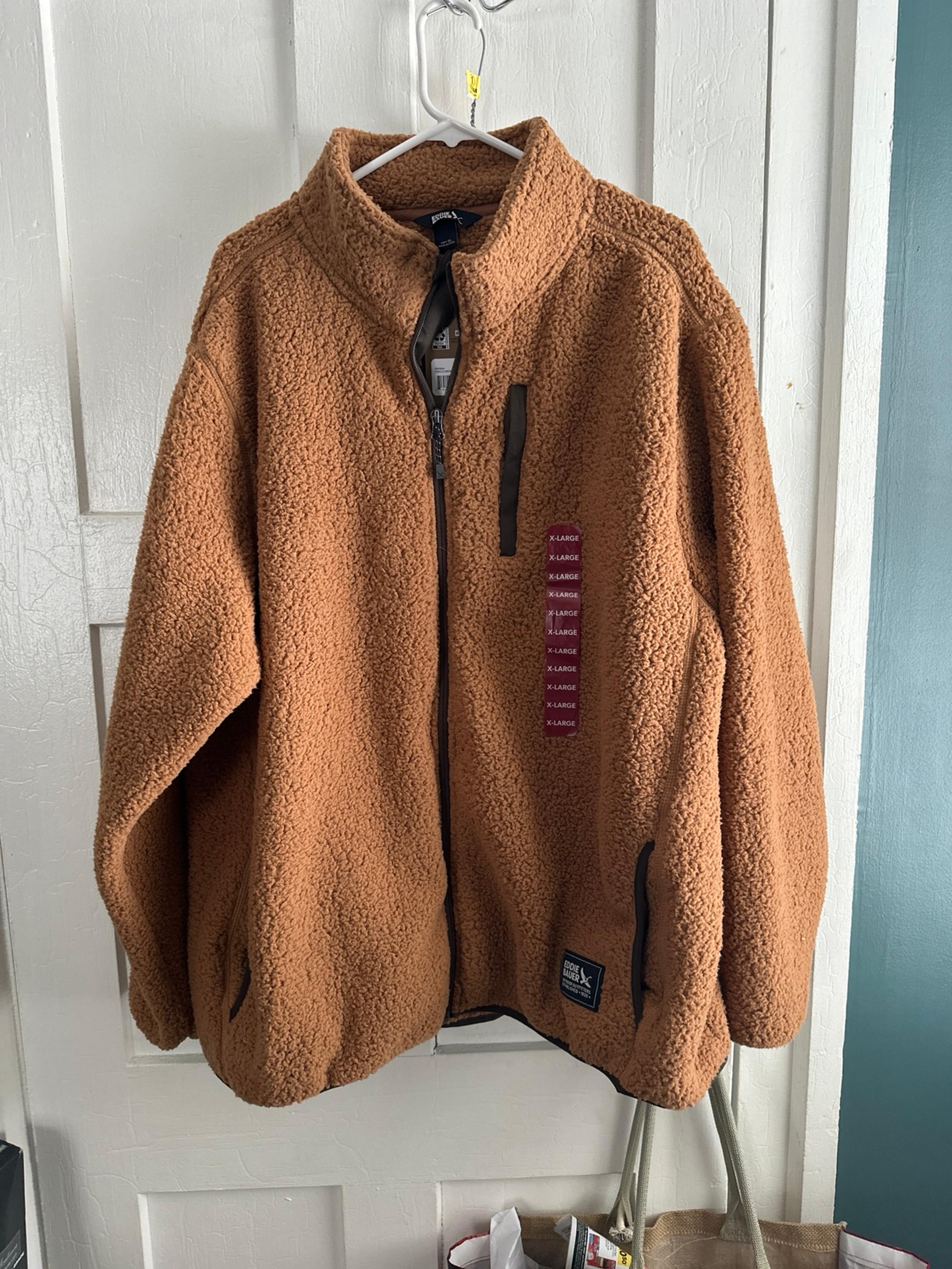 NWT Eddie Bauer Mens Fleece Jacket Size XL