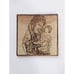 Vintage Ceramic Tile Trivet Madonna and Child Renaissance Art of Mary and Jesus