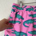 NWOT CHUBBIES The Glades 5.5 Pink Alligator Swim Trunks