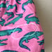 NWOT CHUBBIES The Glades 5.5 Pink Alligator Swim Trunks