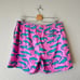 NWOT CHUBBIES The Glades 5.5 Pink Alligator Swim Trunks