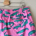 NWOT CHUBBIES The Glades 5.5 Pink Alligator Swim Trunks