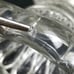 Clear Glass Oil Kerosene Lamp 3 Chimney Tear Drop Swoop Style Design