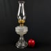 Clear Glass Oil Kerosene Lamp 3 Chimney Tear Drop Swoop Style Design