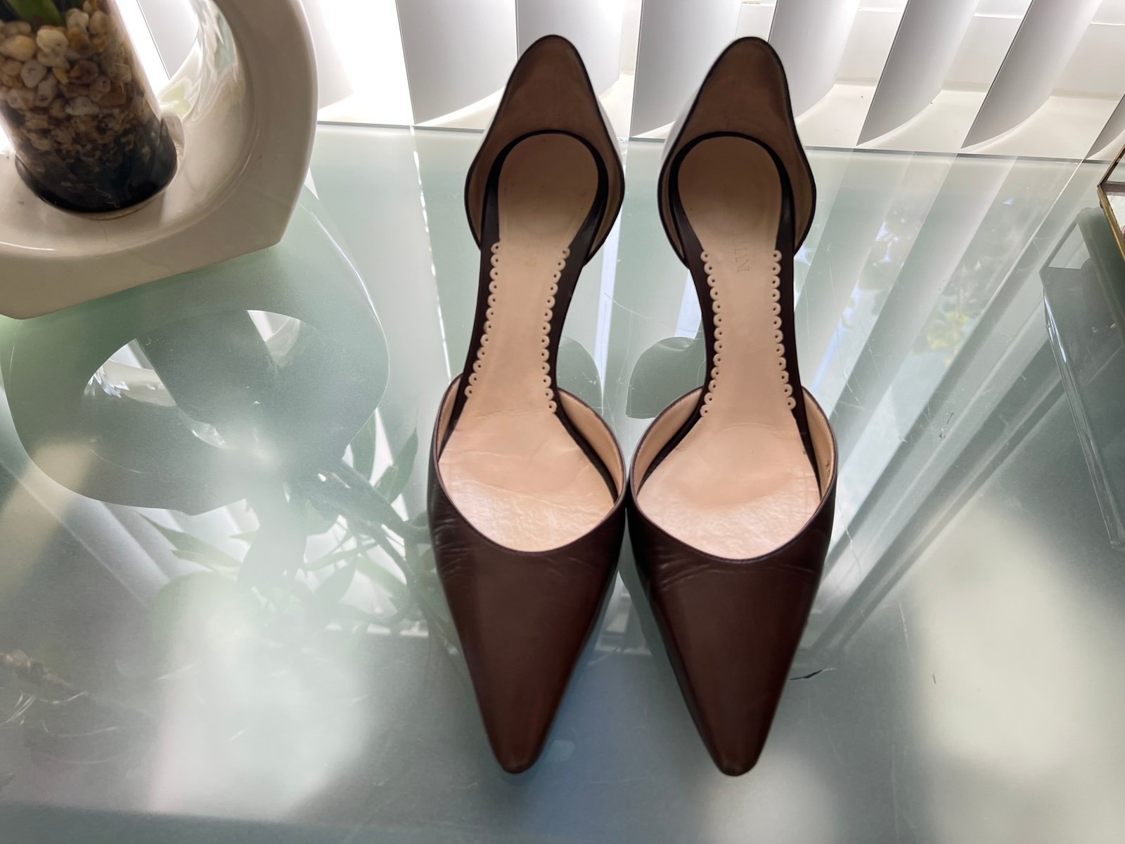 **Giorgio Armani Stiletto Heels – Brown- Size 36**