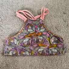 Maaji Moma Mia Swimwear Reversible Bikini top and Signature Cut Bottom small
