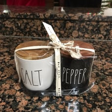 Rae Dunn salt and pepper