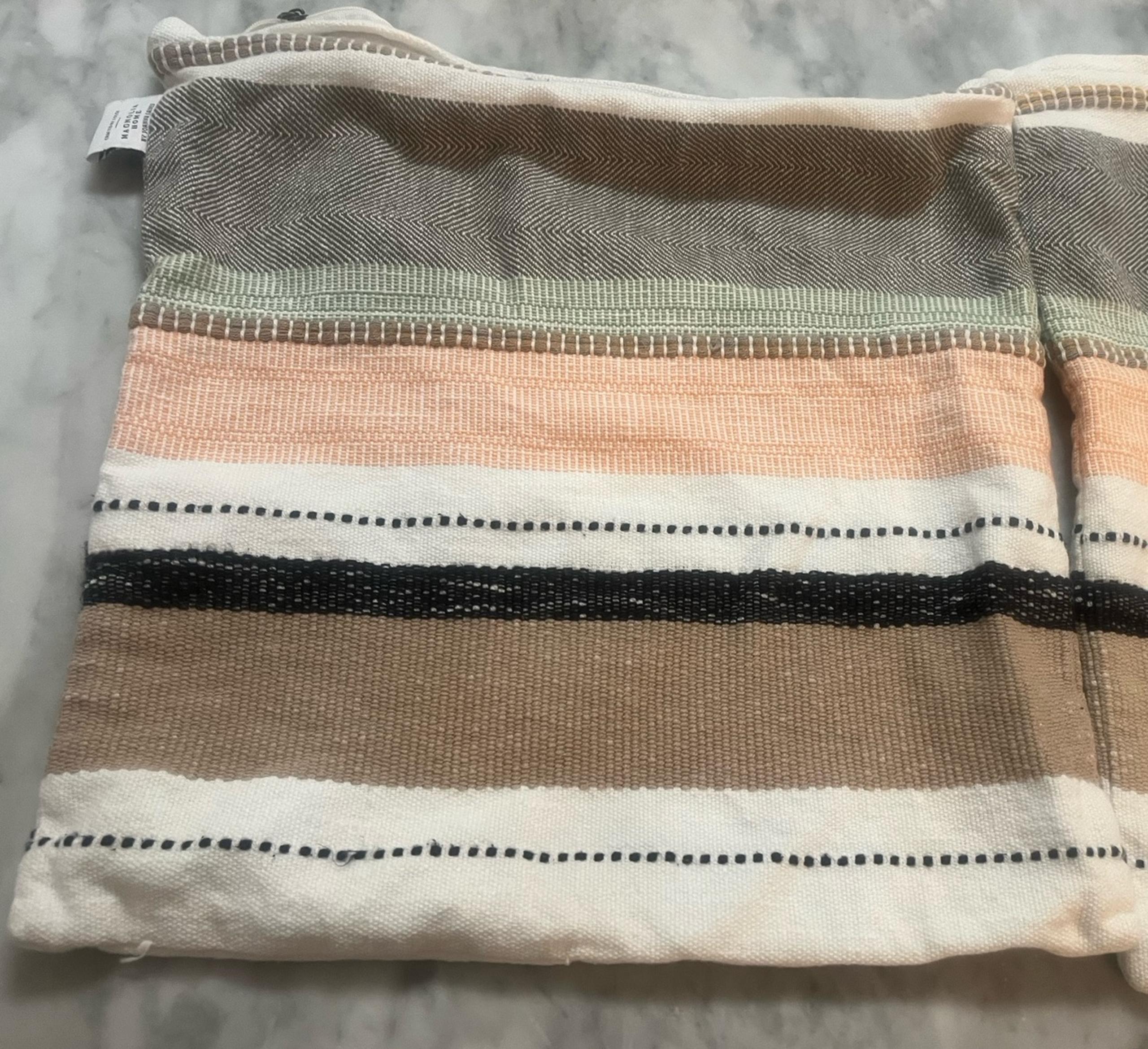 Joanna Gaines Loloi Magnolia Home Caitlin Stripe Pillow Cover