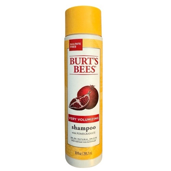 3 x Burt's Bees Very Volumizing Shampoo with Pomegranate 10 Fl Oz