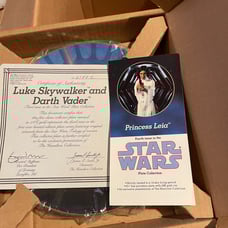 The Hamilton Collection Star Wars Plate Set Lot of 4