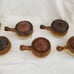 Brownstone Drip Vintage Soup Cauldrons with lids and handles